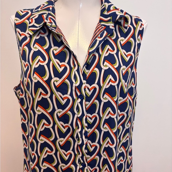 CAbi Blue and White Sheath dress - Picture 7 of 11